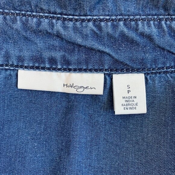 Halogen Sz S womens button up shirt long sleeve - Picture 4 of 5